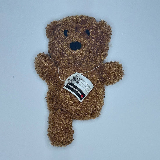 Ours en peluche amputé d'une parte pour une campagne en faveur des victimes de mines antipersonnel 1998-1999