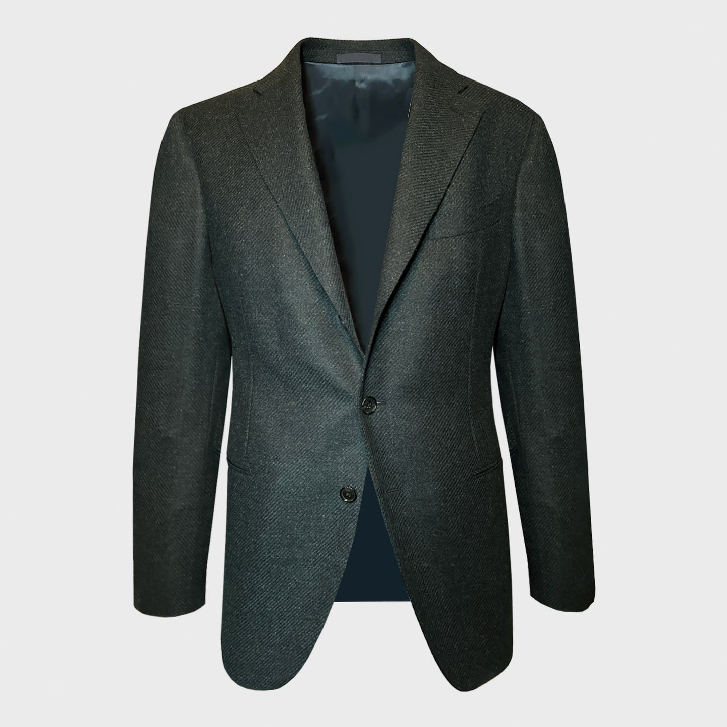 Bottle Green Wool Tweed Mens Tailoring Jacket Geneva Switzerland