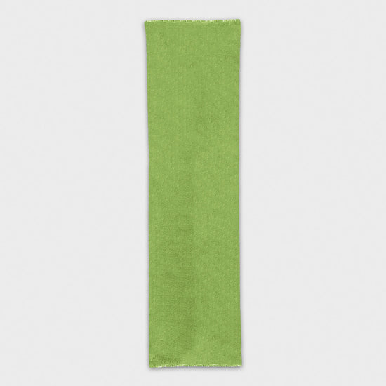 Discover the lime green cashmere scarf, exclusively crafted in Italy. Shop this luxurious mono color scarf at Wools Boutique Uomo in Geneva.