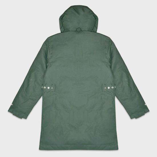 Green Water Repellent Padded Parka Manifattura Ceccarelli