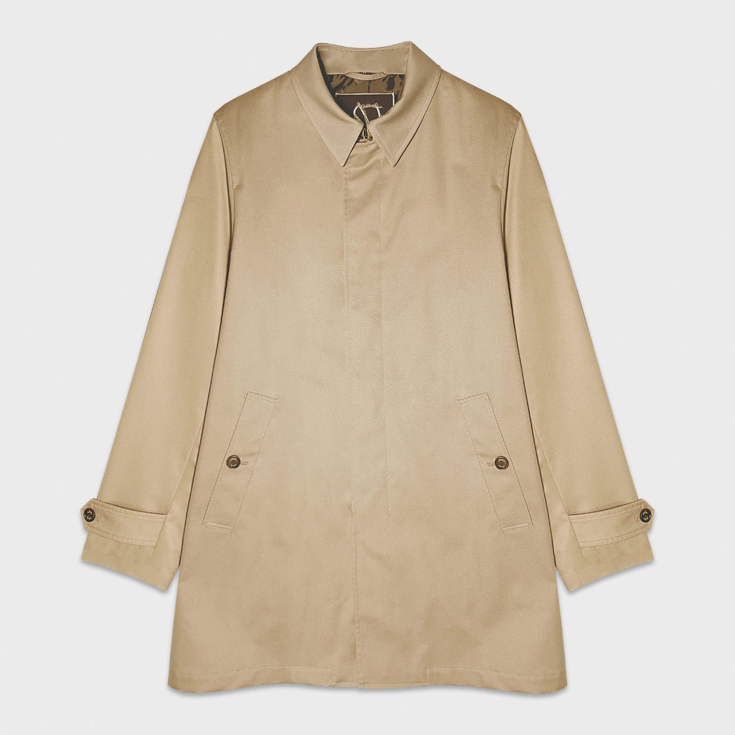 Imperméable beige Sealup pour homme fabriqué en Italie, disponible dans la boutique Wools Uomo à Genève