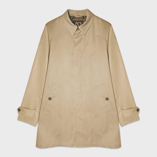 Imperméable beige Sealup pour homme fabriqué en Italie, disponible dans la boutique Wools Uomo à Genève