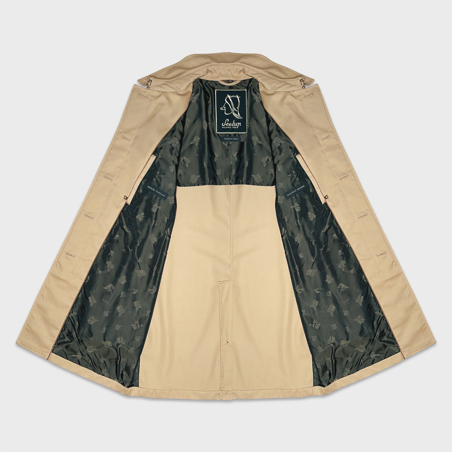 Sealup Beige Raincoat Single Breasted Shop on Wools Boutique Uomo Geneva